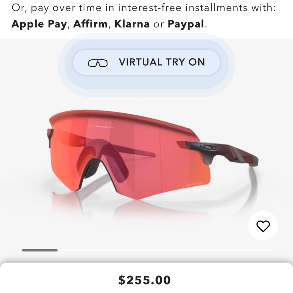 Oakley Red Sports Sunglasses